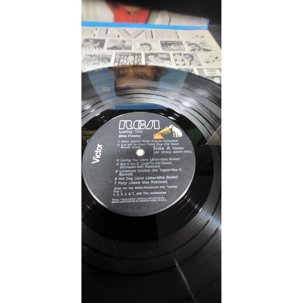 ELVIS PRESLEY LSP-1515(e) LOVING YOU RARE REISSUE NM TO MINT Shrink Price Sticke - Picture 3 of 10